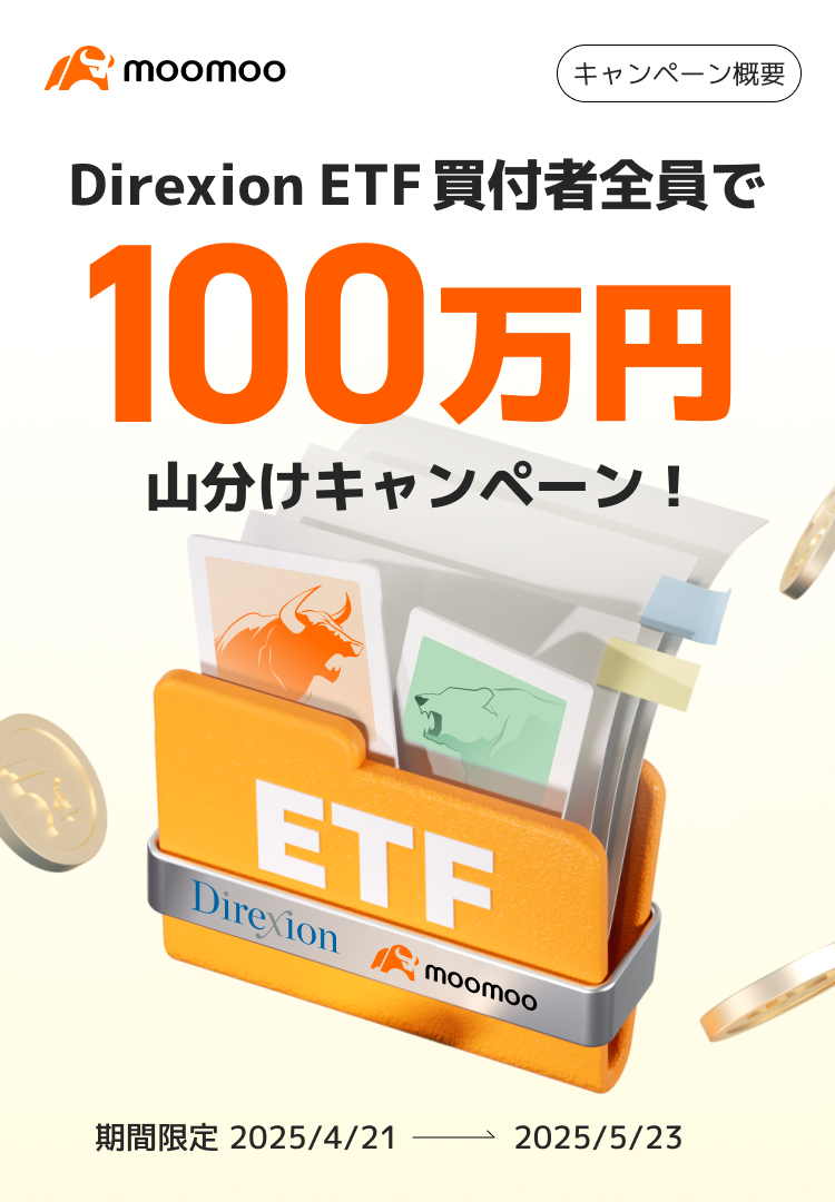 Direxion ETF買付者全員で100万円山分けキャンペーン！