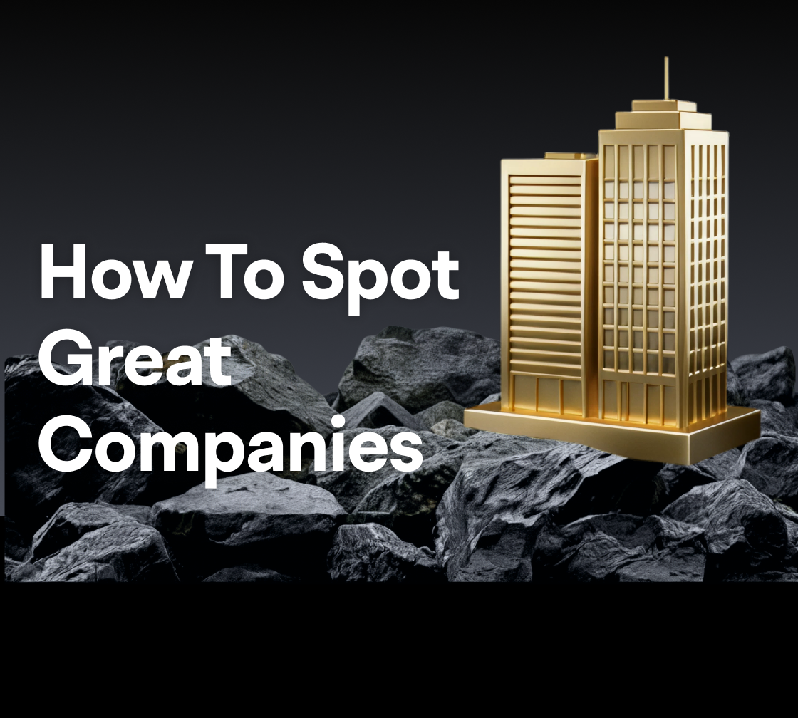 Discover How to Spot Great Companies in 2min